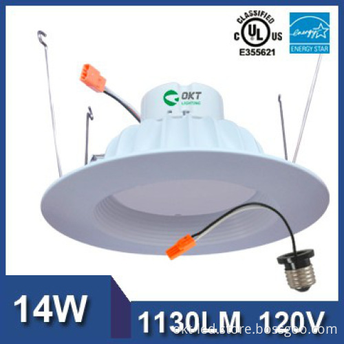 US standard UL ES dimmable 6inch 14W recessed light fixture